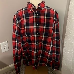 American eagle plaid button up